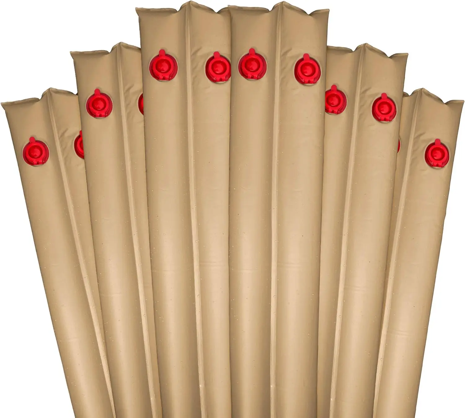 PVC Vinyl Water Tubes for Winter POOL Cover Single & Double Chamber for In-ground Pool COVERS details