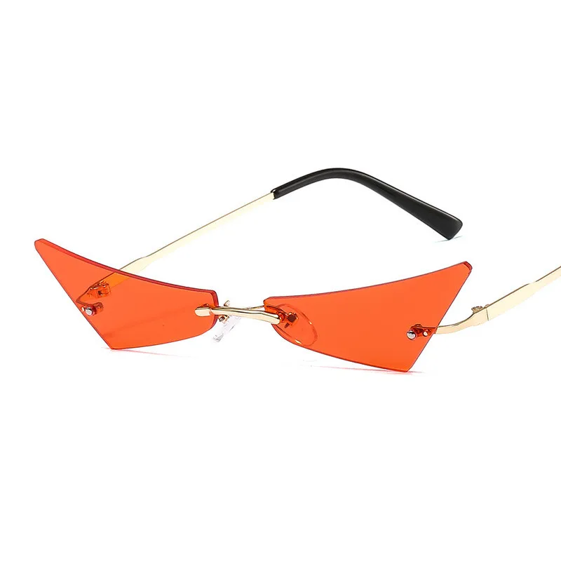 styleBREAKER Damen Designer Sonnenbrille mit Streifen Musterung Butterfly 09020052 Vollrand Schmetterlingsform