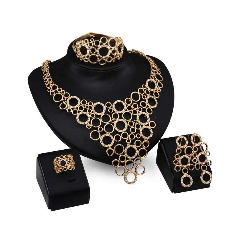 NEW Gold Fashion Jewellery Necklace Costume Jewellery with Diamante 