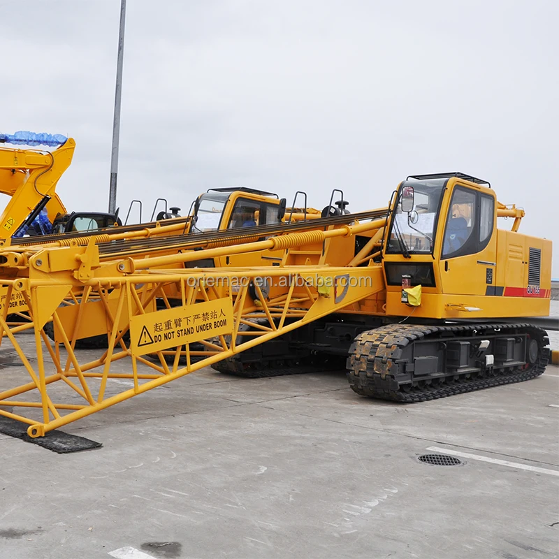 China 55ton Telescopic Hydraulic Crawler Crane Xgc55 Quy55 With Fixed ...