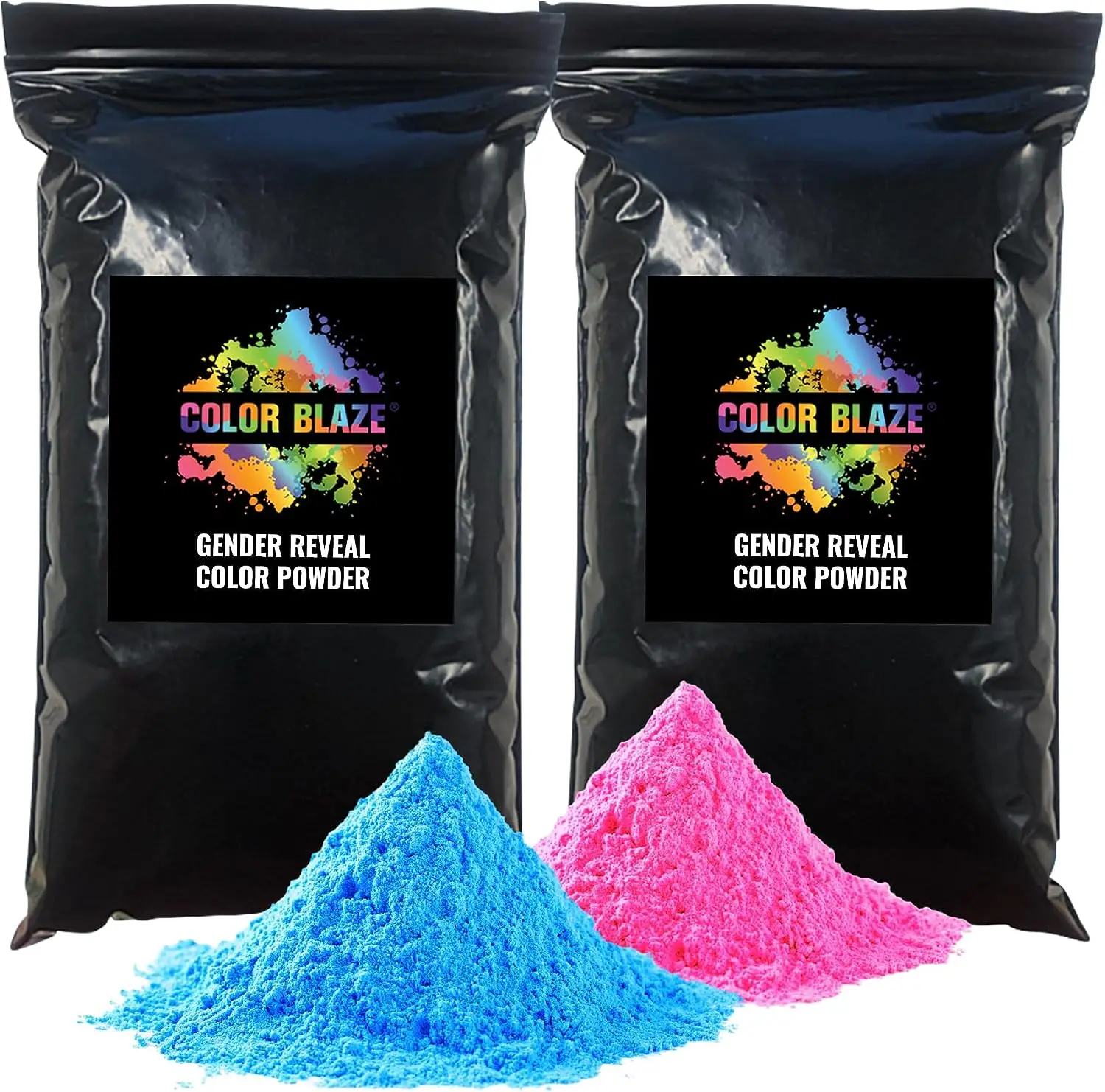 Gender Reveal Powder Colored Powder pink and Blue for Boy or Girl Gender Reveal Decorations