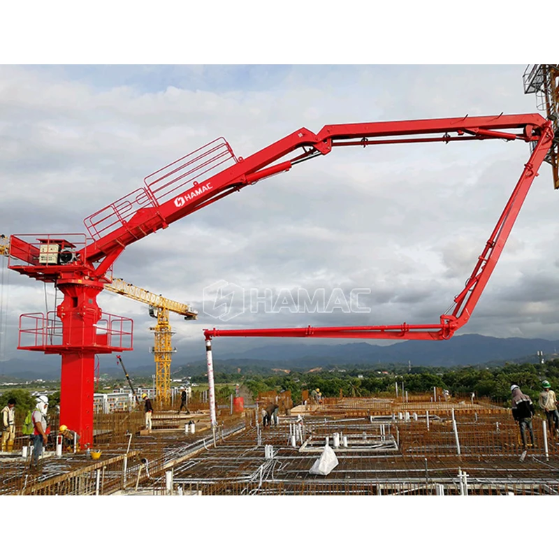 Floor Wedge for Placing Boom Mini Concrete Placing Boom Concrete Pouring Machine