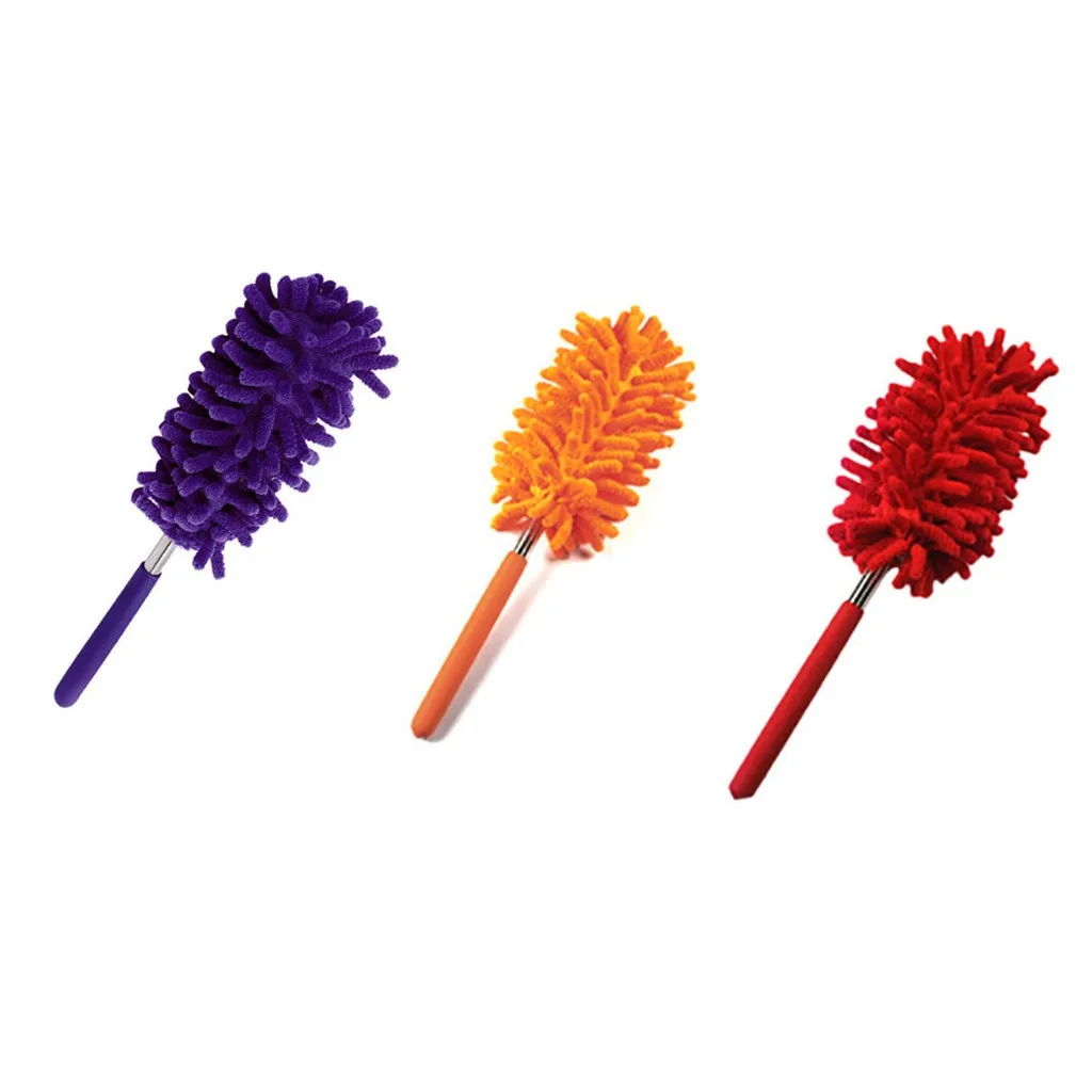 Cleaning Home Air-condition Duster Brush Cleaning Brushes Telescopic Microfiber 
