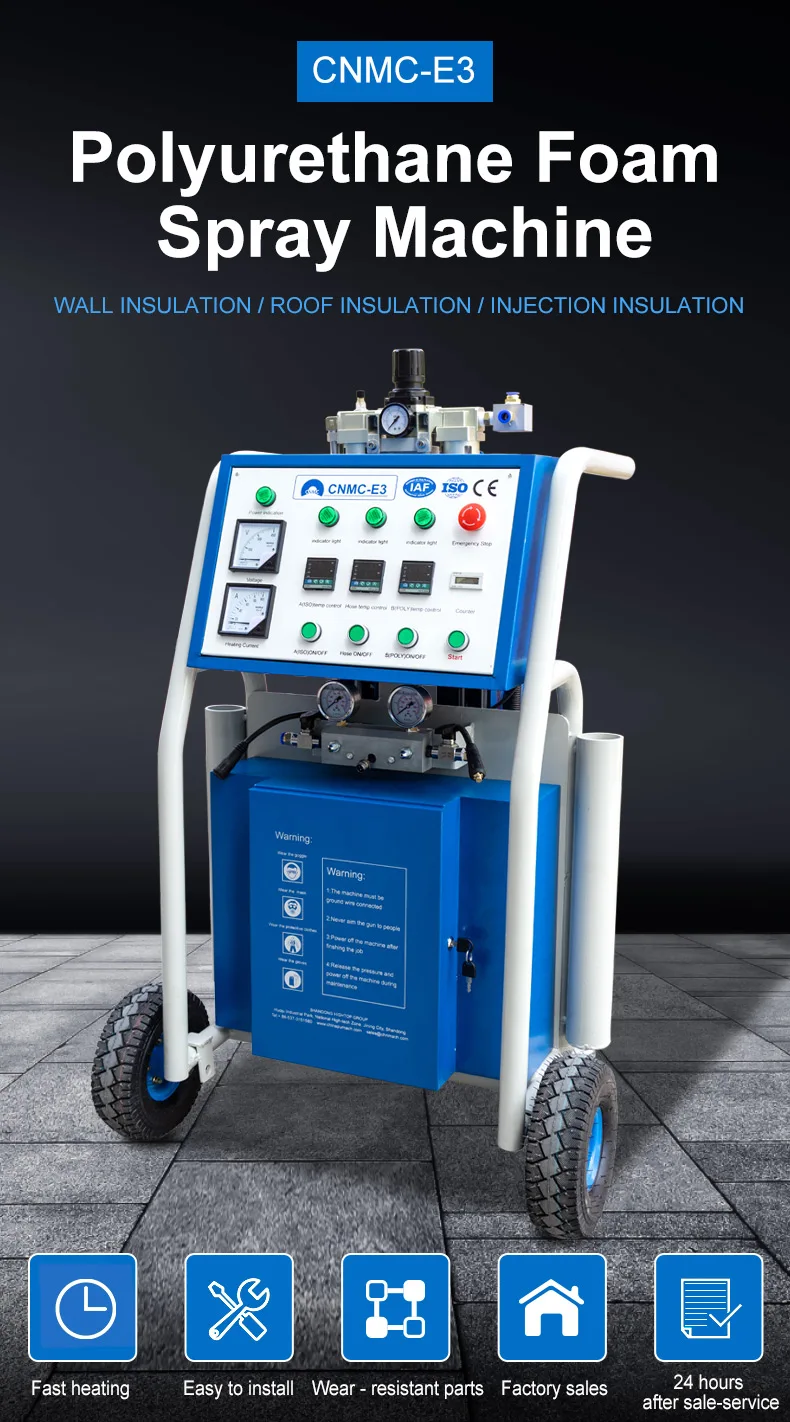 New Cnmce3 Pu Polyurethane Spray Foam Insulation Machine For Sale