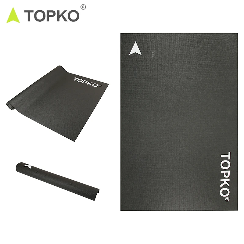 TOPKO Anti-Slip Exercise Equipment Mat Bike Mat for Hardwood Floors and Carpet Fitness Gym Equipment Bench Pad Made of Rubber