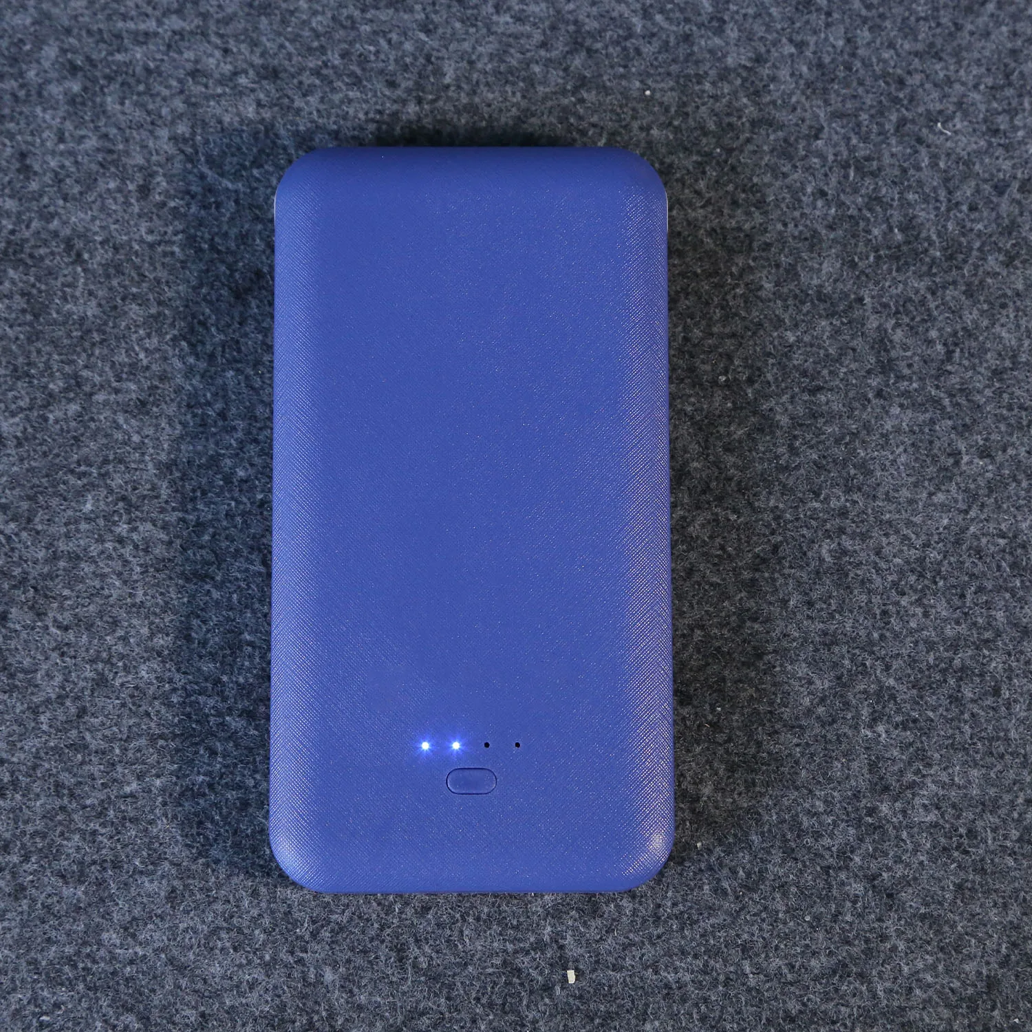 Portable Multi-port Power Bank 5000mAh Built-in 2 Cables & AC Plug, 20W Fast Charger Battery Pack Black White Blue Pink PB187
