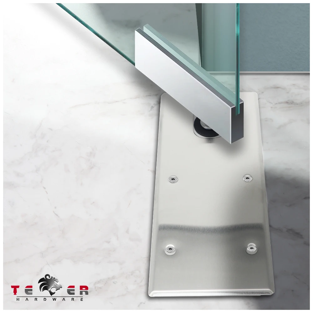 Floor Mounted Adjustable Concealed Floor Spring Hydraulic Frameless Glass Door Floor Hinge