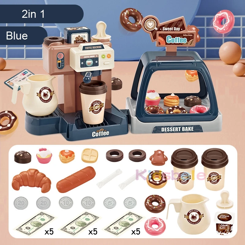 Wholesale Macchina da caffè per bambini Set di giocattoli giocattoli da  cucina simulazione cibo pane torta al caffè finta gioca Shopping  registratore di cassa giocattoli per bambini From m.alibaba.com