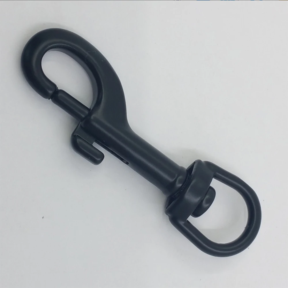 6 Ganci A Scatto Girevoli In Metallo Con Anello A D - Moschettoni Da 5,1 Cm Per Borse, Collari, Portachiavi E Artigianato Fai Da Te - Lega Di Zinco Antiruggine