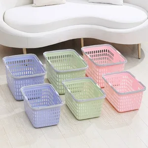 Commercial Portable Storage Basket for Fruit Picking Square Vegetable Storage Picnic Sundries Basket Wholesale Storage Baskets