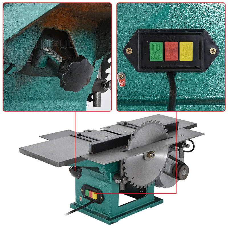 Model 150 wood work cutter saw and planer for sale thickness planer Wood combined jointer planer table saw woodworking