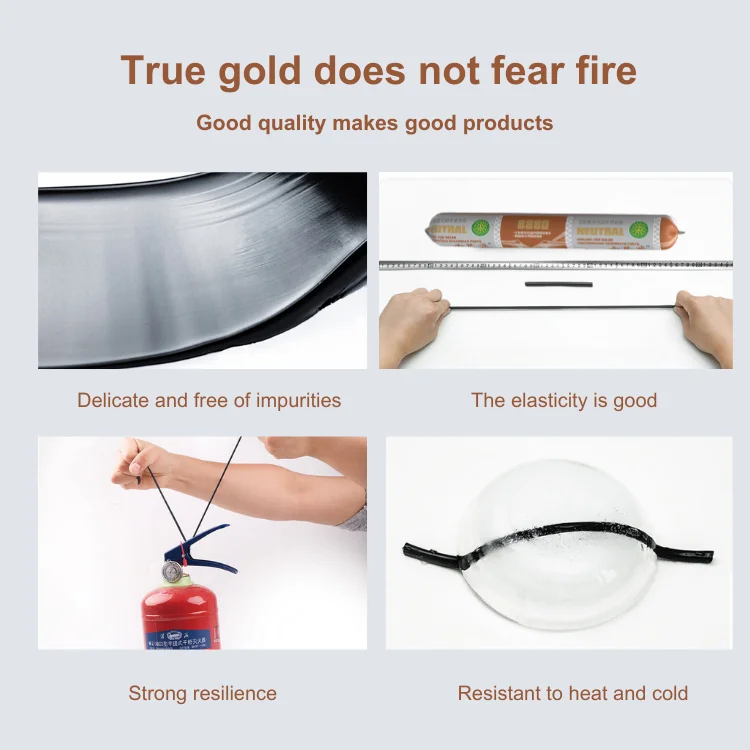 One Component Rtv Solar Pv Modules Silicone Sealant Special For Frame