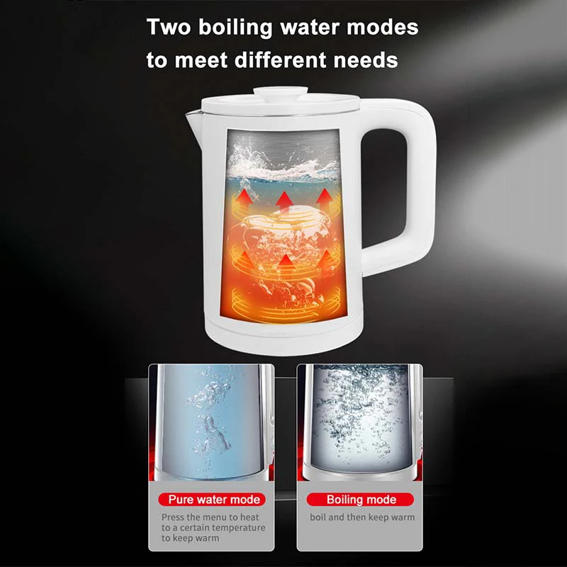 1.5l Large Capacity Kettle Wifi Electric Digital Kettle Ntc Temperature