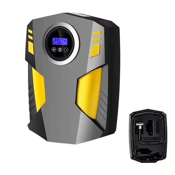 Автомобильный воздушный насос, портативный интеллектуальный воздушный насос с цифровым дисплеем, маленький ручной автомобильный воздушный насос, насос