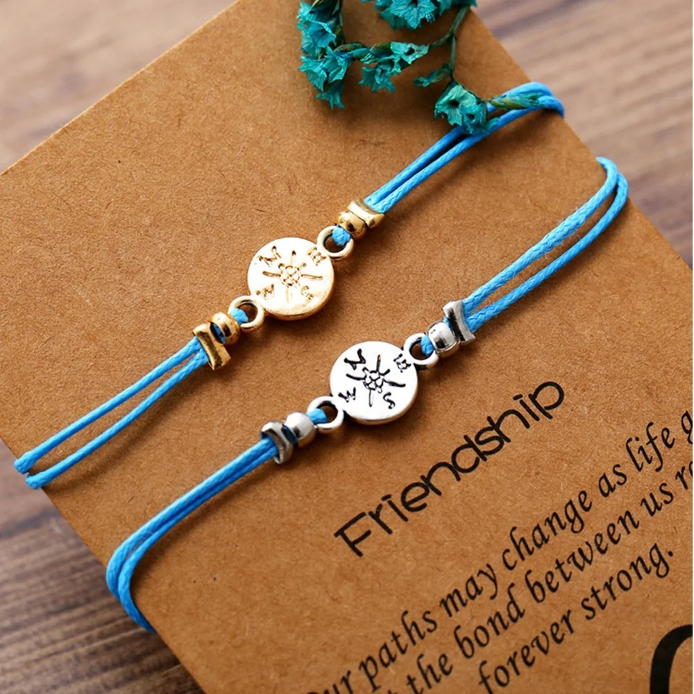 compass charm bracelet