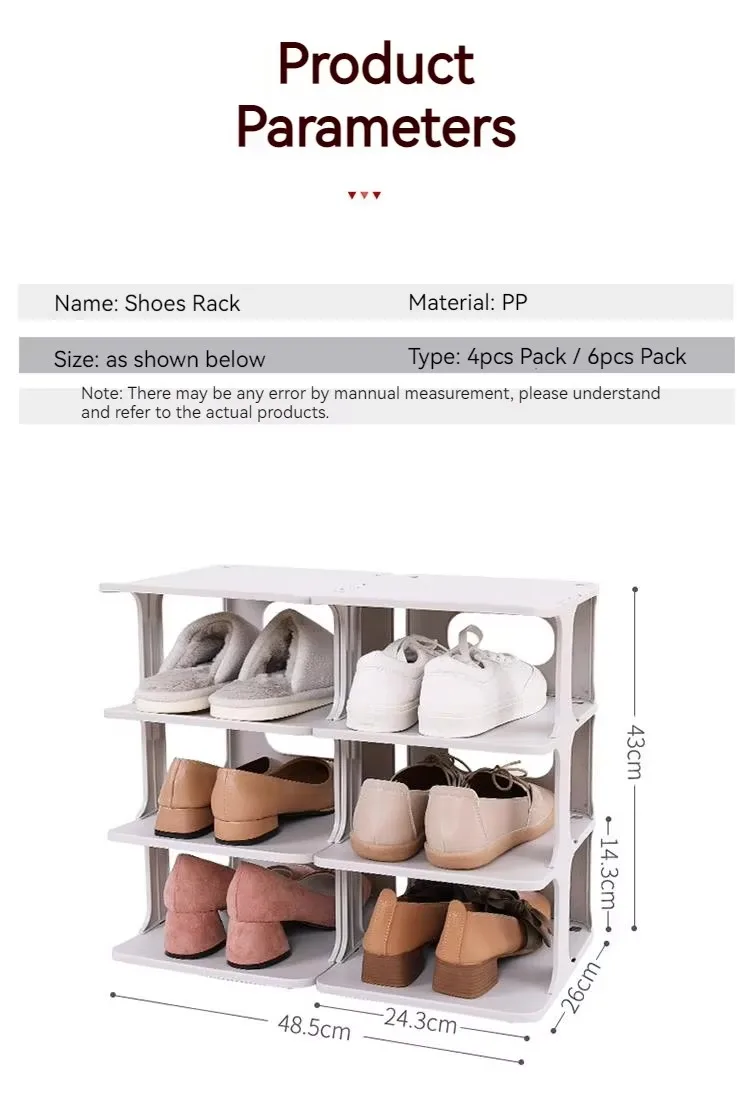 High Quality Easy Installation Shoe Rack Organizer Space-Saving Wholesale Shoe Storage for Living Room factory