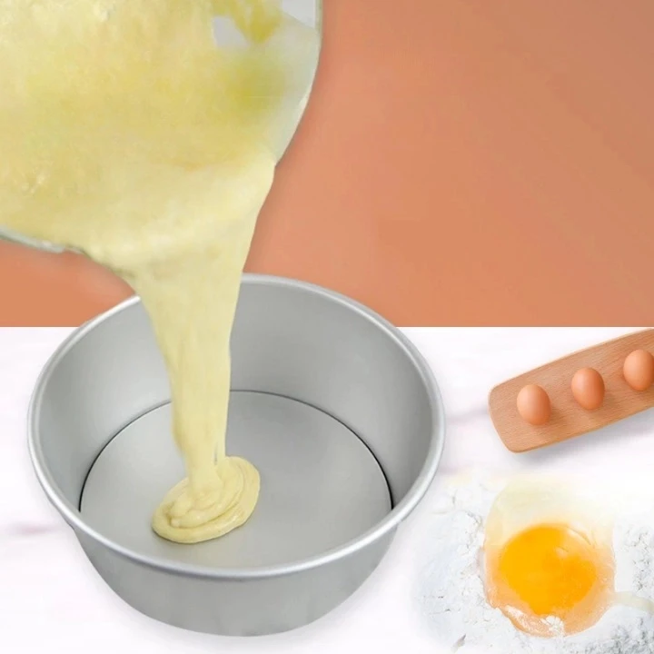 Wholesale High Quality Cake Moulds Kitchen Aluminum Alloy Baking Tray Non Stick Round Removable Bottom Aluminium Cake Pan