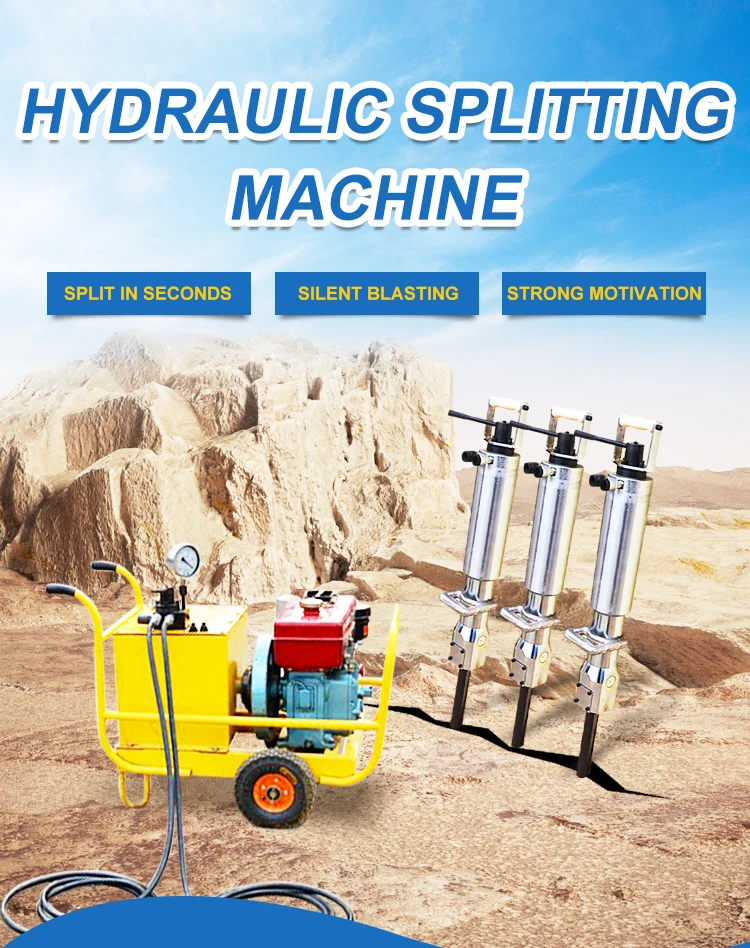 Concrete and Reinforced Concrete Splitting Machine Hydraulic Rock ...