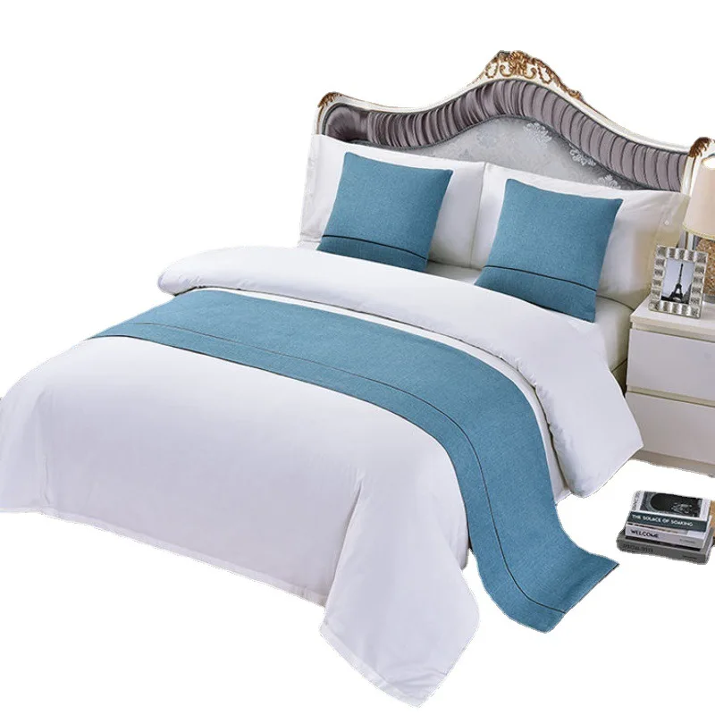 Custom 5 Star Luxury Modern Decoration King Size Hotel Bed Runner ...