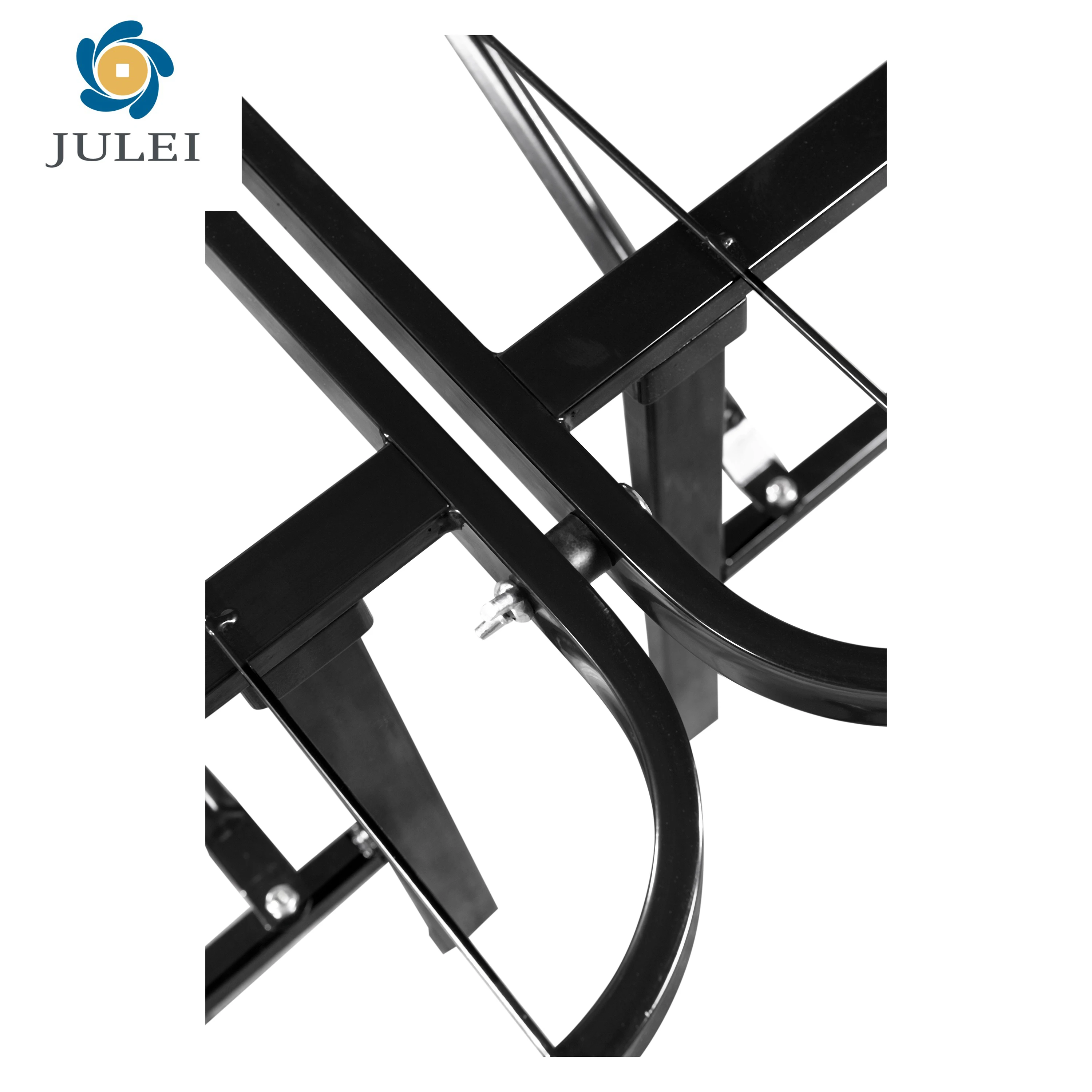 Julei Kd Portable Metal Bed With Collapsible Frame In Queensize Metal