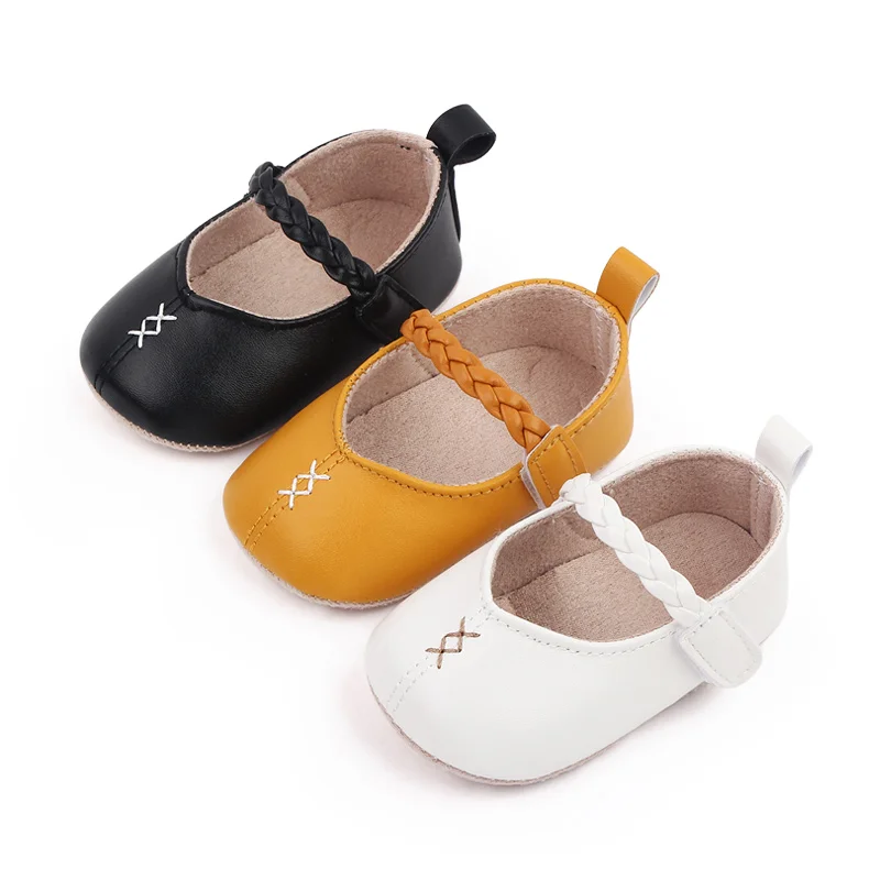 Directly Factory Hot Selling Cheap Soft Sole Newborn Infant Baby Shoes for Girls