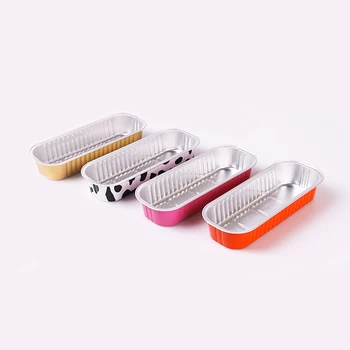 Laixin Varisized Colorful Bakery Container Paper/foil Square Loaf Pan