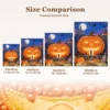 ZZC0371 Halloween Pumpkin Pearl Painting
