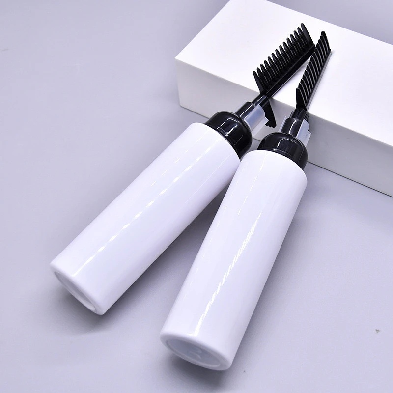 Factory Direct Sales 80ml 100ml 150ml PET Plastic Hair Color Comb Empty Dye Bottle Brush Applicator Plastic Bottles Category