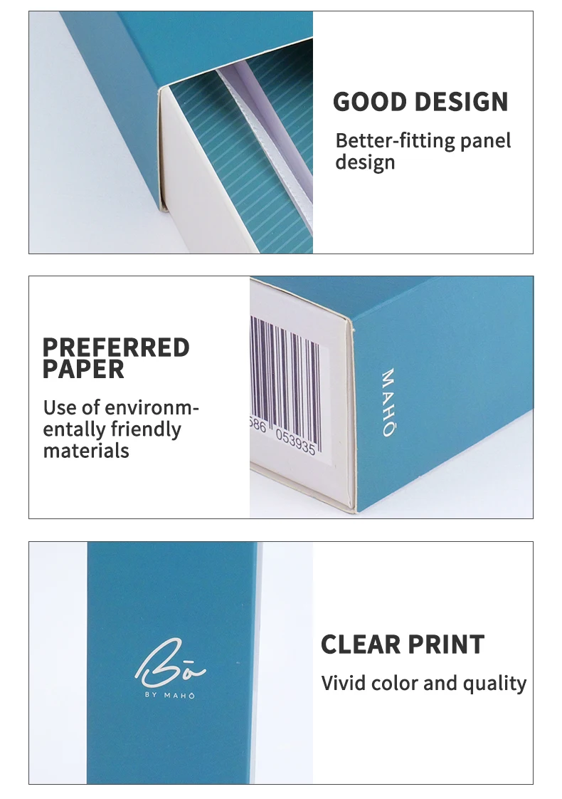 Free Design Sliding Drawer Pen Paper Boxes Packaging With Logo For Small Business factory