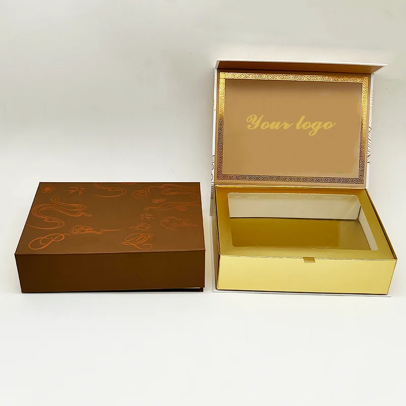 Jiurun Factory Custom Folding Boxes Magnetic Closure Gift Box Collapsible Magnetic Rigid Bird's Nest Paper Box factory