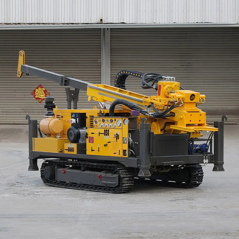 200 Meter Core Drilling Rigs for Geological Survey Pneumatic Crawler ...