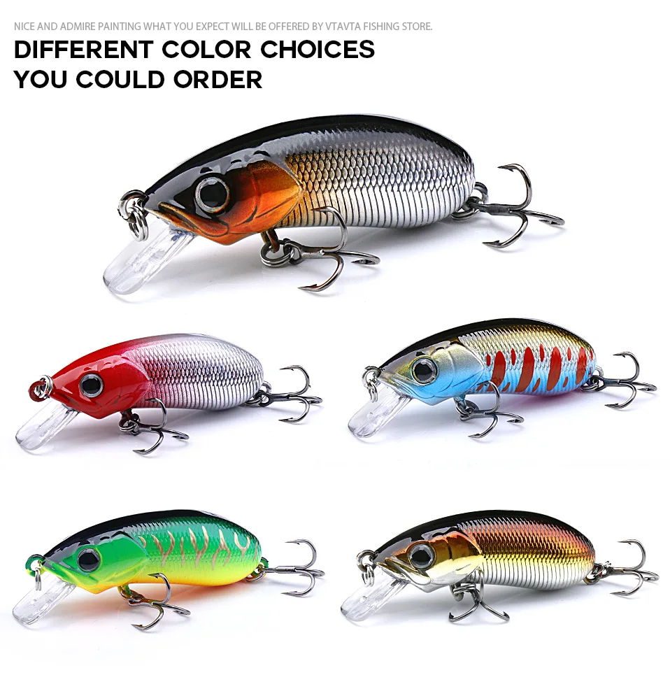 Deep Water Crank Bait Spinner Lure Fishing Lure Blanks 50mm 7.5g