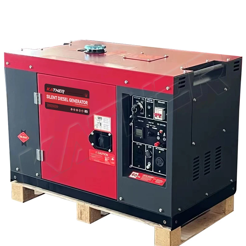 50Hz/60Hz Superleiser Dieselgenerator 10 kW Generator Luftgekühlter 10 kVA Diesel-Schalldämmender Generator 20 kVA Notstromversorgung