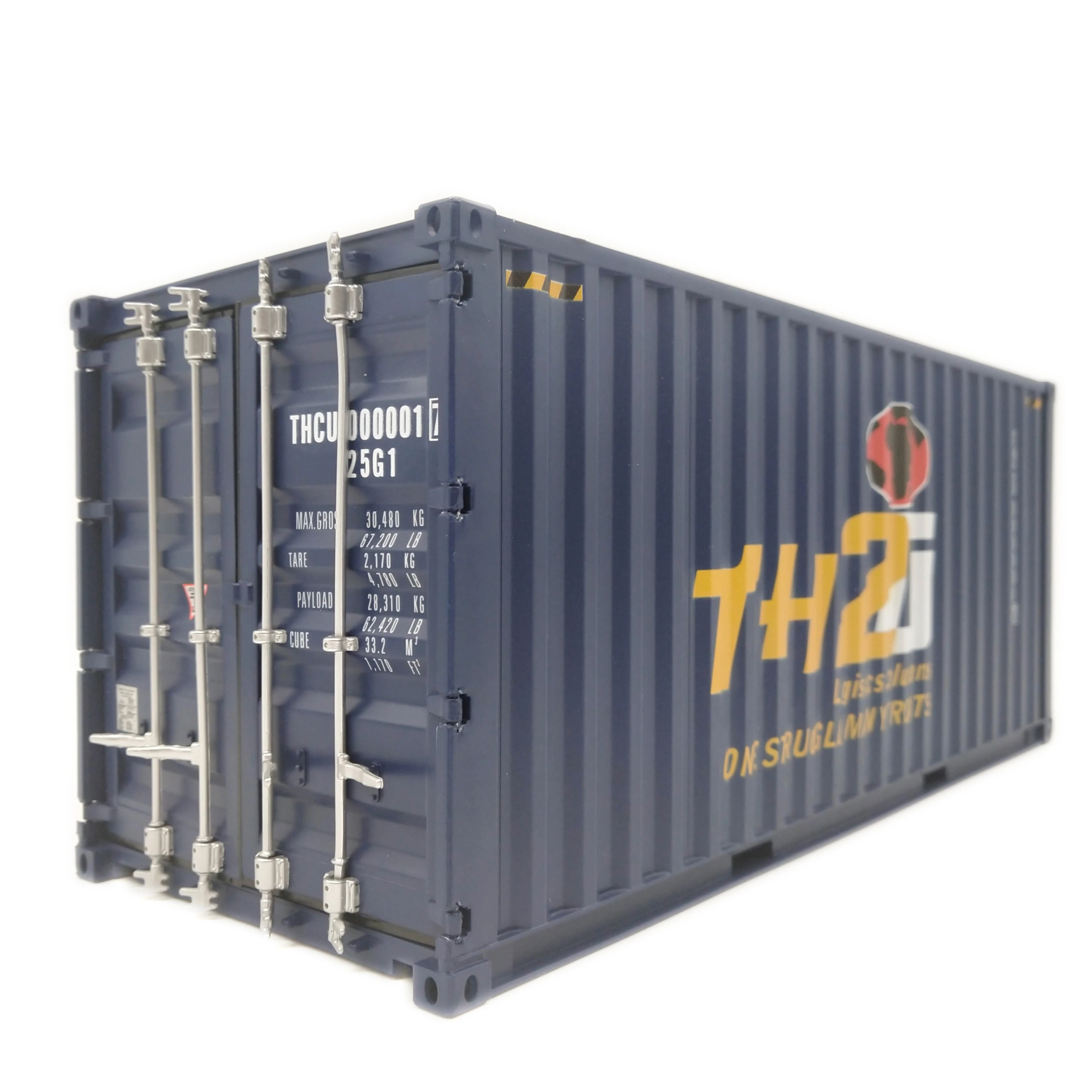 【A】30cm 1:20 Th2 shipping logistics logistics container model mini container O.A.S ship model