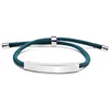 Bracelet corde bleue-acier