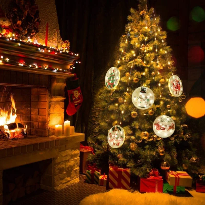 8 Flash Modes LED Christmas Decorations Indoor and Outdoor Party String Lights for Holiday Lighting Christmas String Lights