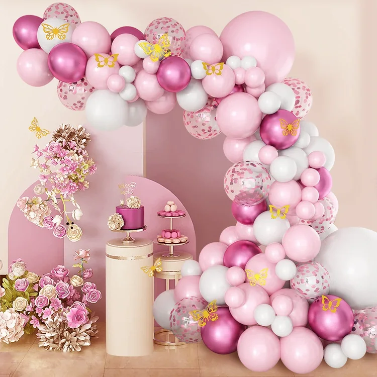 Huiran Balloon Garland Kit Latex Balloon Arch Kit For Wedding Baby ...