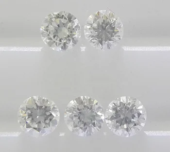 2.5-2.7mm VS Clarity G Color Natural Loose Brilliant Cut Diamond Round Non-treated Clean White