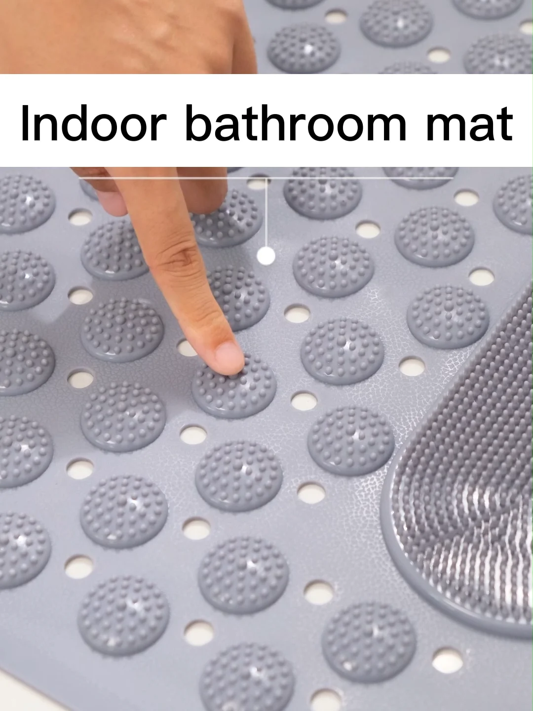High Quality Multicolor Silicone Bath Mat Set Pvc Material Shower