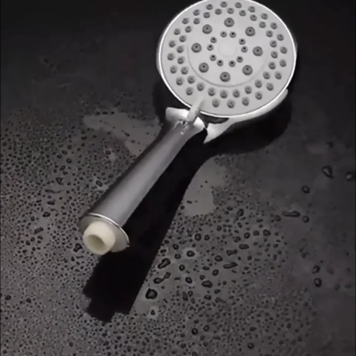 Cheap Shower Head 5 Spray Settings Large Panel Watersaving Nozzle Classic Standard Design G1/2