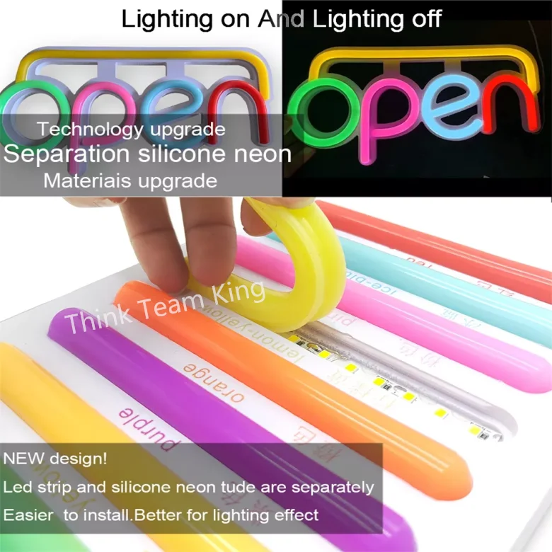 New Generation Separently Split Neon Tubes 12v Flexible Strip Lights