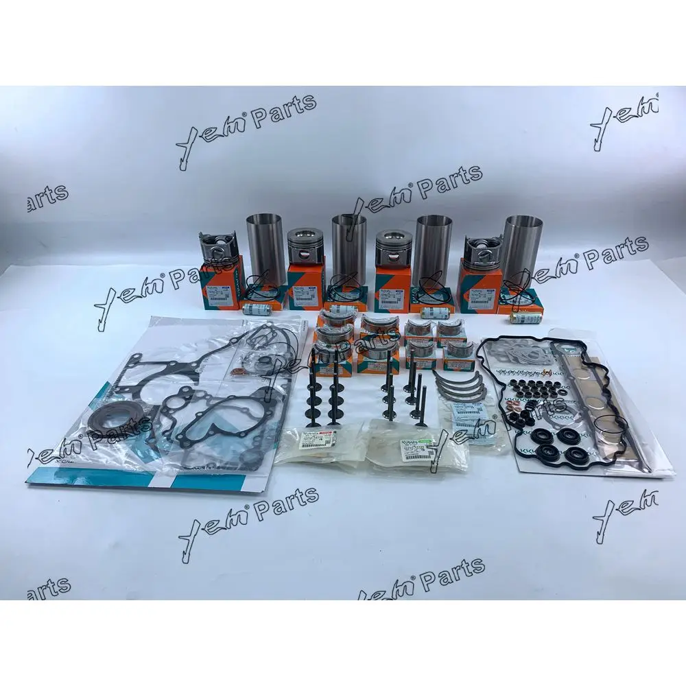 High Quality V3307 Cylinder Liner Kit With Gasket Set Bearing Valve Train Fit for Kubota V3307 Engine.