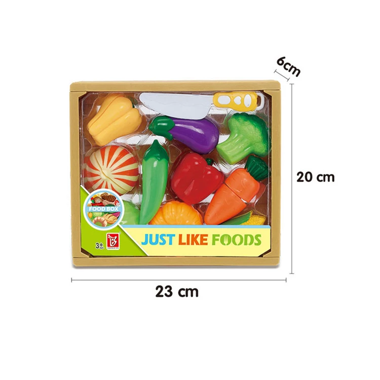 House Educational Role Pretend Play Toys Fruit Veg Set