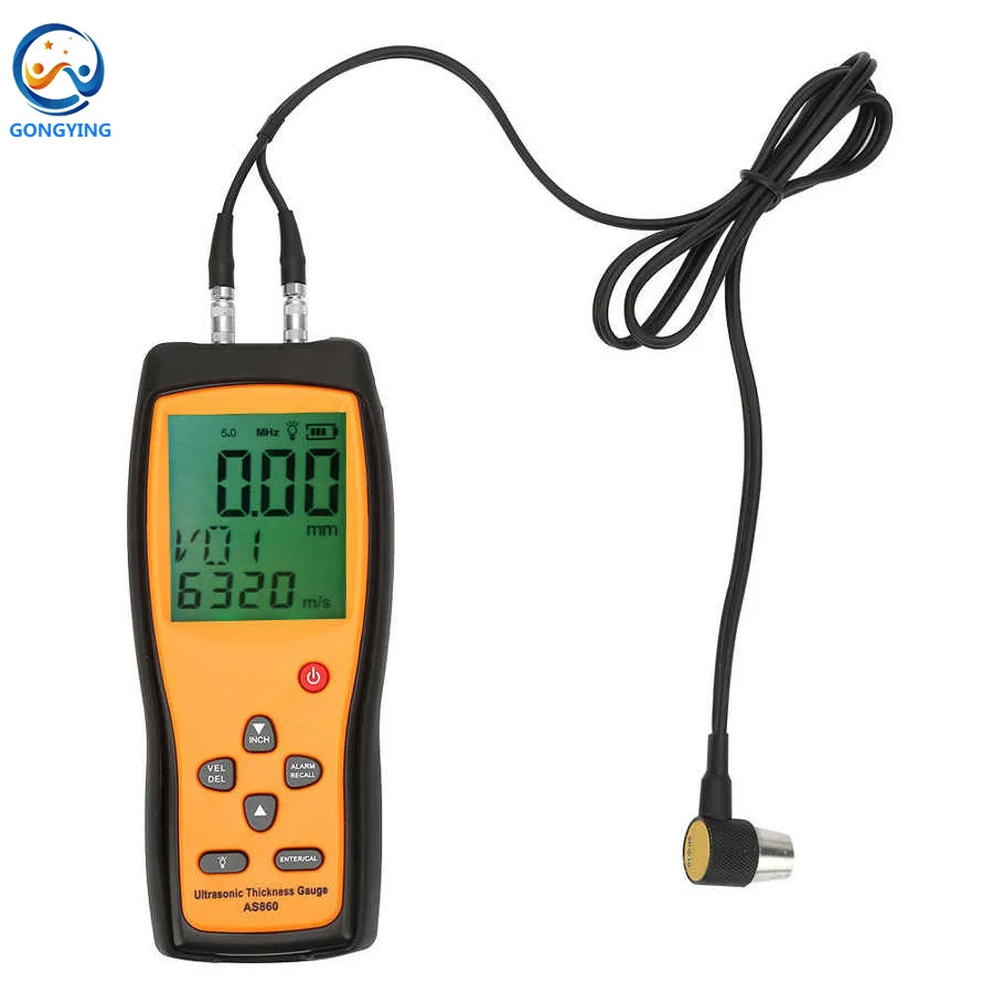 Smart Sensor As860 Digital Ultrasonic Thickness Gauge Sound Meter 1.0