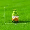 colorful Five Little dwarfs holding flowers