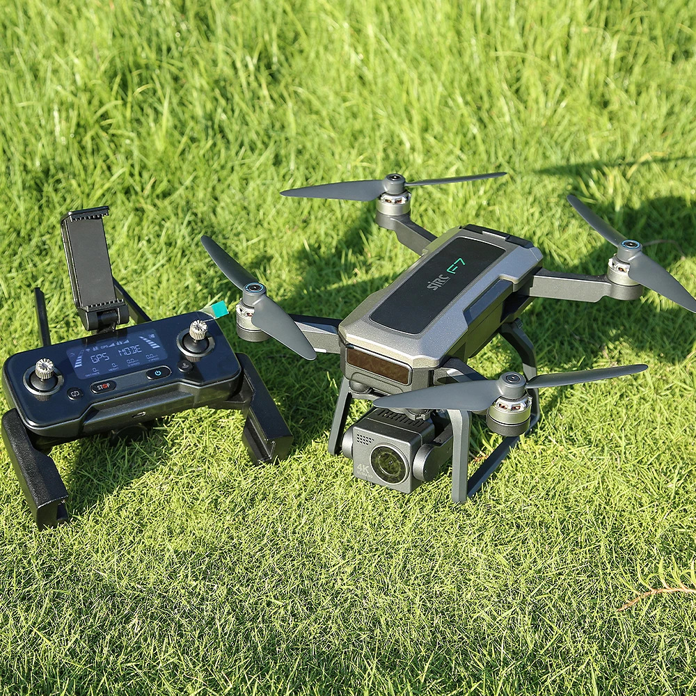 SJRC F7 4K PRO Дрон с двойной камерой GPS 3-осевой гиростабилизатор 5G WIFI расстояние 25 мин. 3 км Радиоуправляемый