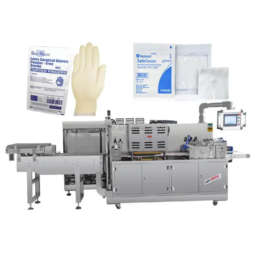 Paraffin Gauze Swabs Sponges Wound Dressing Pain Relief Patch Latex Gloves Packing Machine for Surgical Gauze Pads Boby Warmer