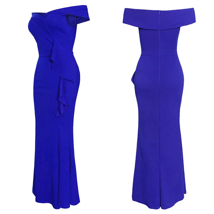 blue african bridesmaid dresses Fashion
