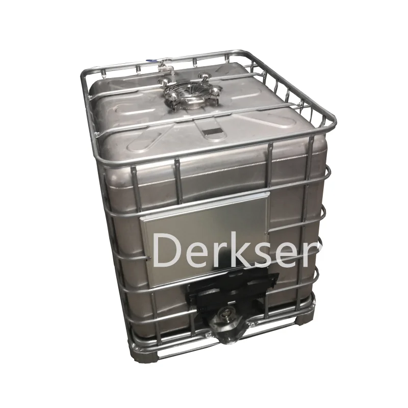 330 галлон из нержавеющей стали 304 1000 л IBC резервуар для воды Ibc 1000l /2000l/3000l Un31ay контейнеры