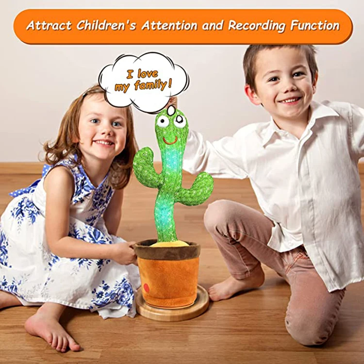 singing cactus plush toy